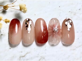 アヤ(AYA)/うるちゅるフラワーネイル