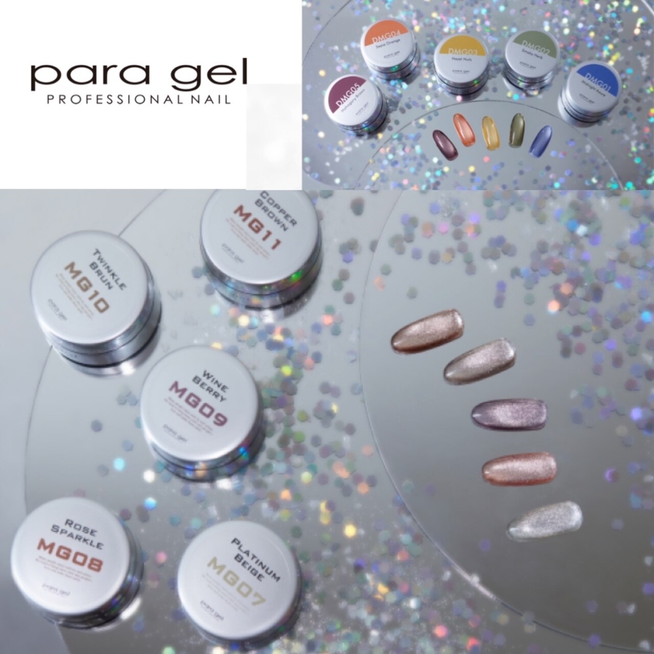 【マグネットネイル】新色追加♪パラジェルハンドマグネットネイル\6400