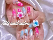 エムズ ネイルサロン(M2)/ガングロキティーハイビスカス