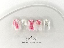 ネイルアンドアイラッシュ アヴィ(Nail and Eyelash A'vi)/ハンド定額デザイン　¥9900