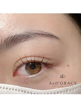 アンドグレース ブロウ 長浜店/束感まつげパーマ