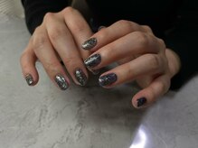 ミラ(milla.)/ネイビー×グリッター