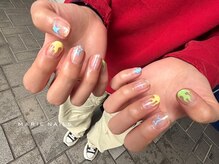 マリーネイルズ 表参道店(MARIE NAILS)/持ち込み ¥7900 パステルアート