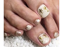 ネイルサロン ビビ(bibi)/雪の結晶ネイル