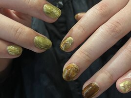うねうねニュアンスネイル