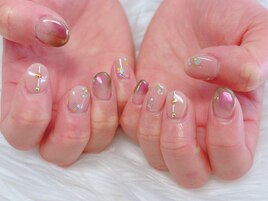 秋のニュアンスネイル　三軒茶屋