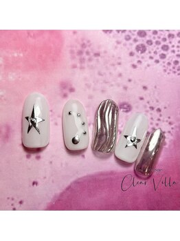 ネイルサロンクリアヴィラ(nail salon clear villa)/Y2Kネイルコース¥9990