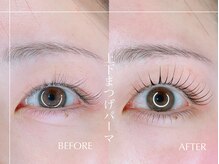 ヘアアンドアイラッシュ テクテク(teku teku)/まつげパーマ　上下まつげパーマ