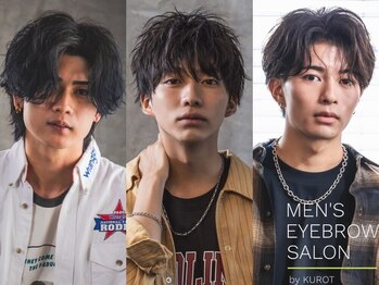 メンズアイブロウサロンバイクロト 天神大名(MEN’S EYEBROW SALON by KUROT)の写真/全スタッフ美容師国家資格保有★眉WAXでお顔の印象をグッと引き締める!お客様に合わせたオーダーメイド施術