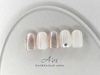 ネイルアンドアイラッシュ アヴィ(Nail and Eyelash A'vi)/ハンド定額デザイン ¥9900
