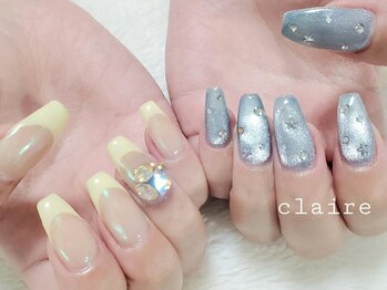 クレール(claire)の写真/《パラジェル導入サロン》シンプル～ニュアンス/トレンドネイルまで自由自在◎見惚れる美しい指先に◆