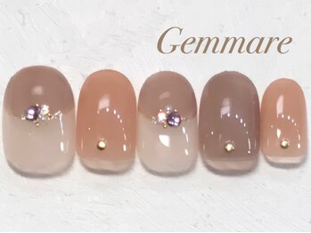 ジェンマーレ 青葉台店(Gemmare)/大人上品デザインネイル