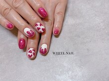 ホワイトネイル 武蔵小杉店(WHITE NAIL)/手描き/はあと/パラジェル