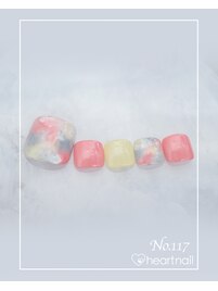 フットネイル：No.117