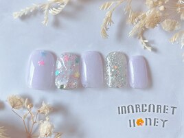 ぷっくりカラフルネイル