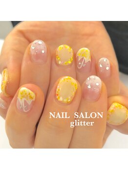 ネイルサロン グリッター(NAIL SALON glitter)/傘ネイル