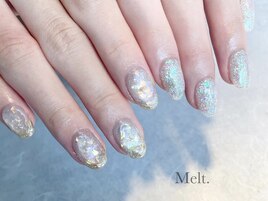 氷ネイル♪片手アート¥¥10000