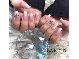 白グラデーション☆