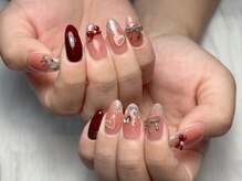 アルブル(ARBRE)/チーク、リボンネイル