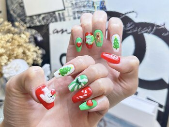 クリスマスネイル