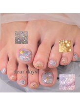 ディアデイズネイル(dear days nail)/キラキラ夏フット