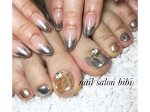 ネイルサロン ビビ(bibi)/ハンド&フットのミラーネイル