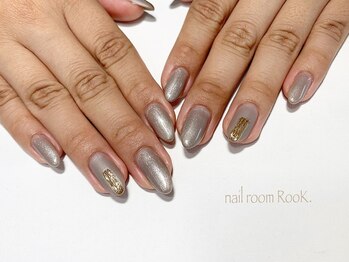 ネイル ルーム ルーク(nail room Rook)/ミラーネイル