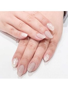 ヘアアンドネイル ミューズ 新浦安店(HAIR&NAIL MUSE)/ミルキーホワイト乳白色大人女子