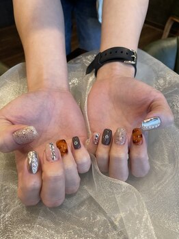 秋ネイル/ハロウィンネイル