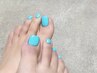 【平日13時~17時限定】フットケア+ジェルワンカラー(フット)¥8800→¥7300