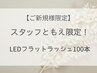 【平日限定】スタッフともえ限定 LEDフラット100本 ¥5,500