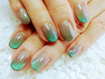エムネイル(M Nail)/マグネットネイル・cleargreen