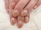 シンプル×シェルnail 