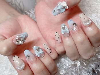 レアネイル 新宿(le'a nail)/ゴージャスネイル