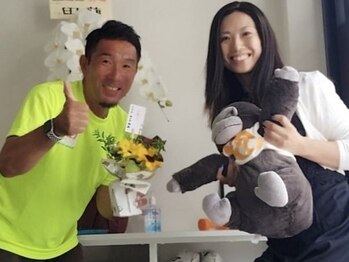 サンライズスポーツアカデミー(Sunrise Sports Academy)/お客様とマスコットのゴリ恵と♪