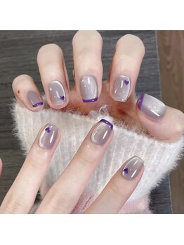 クイーンネイル 新宿(Queen nail)/マグネットスキニーフレンチ