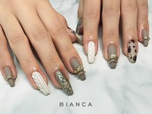 ビアンカ 恵比寿西口店(Bianca)/持ち込み冬ネイル/N¥9000¥R10000