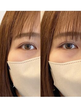 スミ(sumi)/まつ毛パーマ before / after
