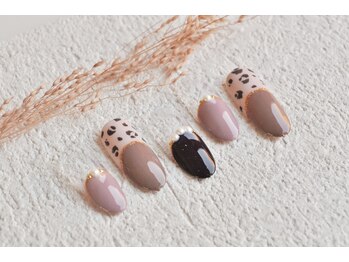 プレンティー 北千住西口店(plenty)/ヒョウ柄ネイル