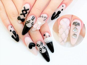 ネイルコレクション ピンク(Nail Collection Pink)/スカ放題:キルティング:フリル