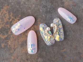 サンミーゴネイル 神戸店(Sunmego Nail)/オーロラキラキラネイル
