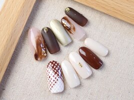 バレンタインネイル