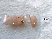 エイミー 大宮店(AMY)/マグネット＆お花ネイル