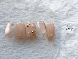 マグネット＆お花ネイル