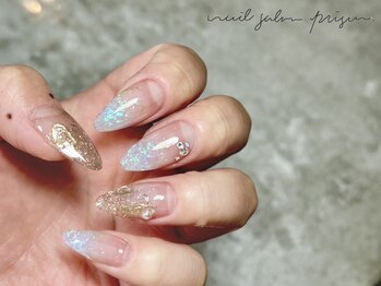 ネイルサロン プリズム(Prism)の写真/華やかデザインで自慢の美爪に☆【スカルプorder design ¥14520～ 持ち込みデザイン可】イベント事にも♪