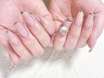 ケーズネイル製作所/春ストーンネイル