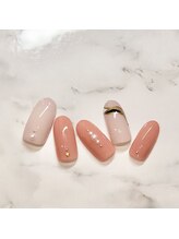 エルモ グラン(Elmo Glan)/パールアクセントネイル6980円