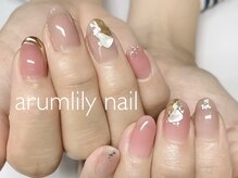 アルムリリーネイル(arumlily nail)の雰囲気（ニュアンスネイルもお任せください♪持ち込みも大歓迎です！）