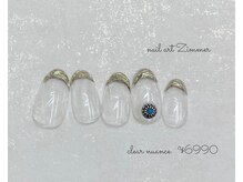 ネイルアート ジマー/クリアニュアンスコース¥6990