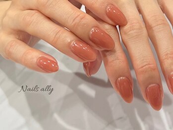 ネイルズアリー 立川店(Nails ally)/シアー×オフィス×マグネット